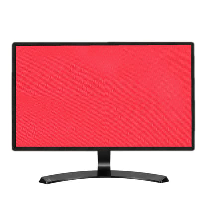 PalaP Super Premium Dust Proof Monitor Cover for HP 21.5 inches Monitor (RED)