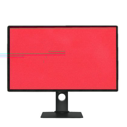 PalaP Super Premium Dust Proof Monitor Cover for AOC 23.6 inches Monitor (RED)