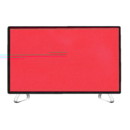 PalaP Super Premium Dust Proof Monitor Cover for HP All in ONE Desktop 24 inches (RED)
