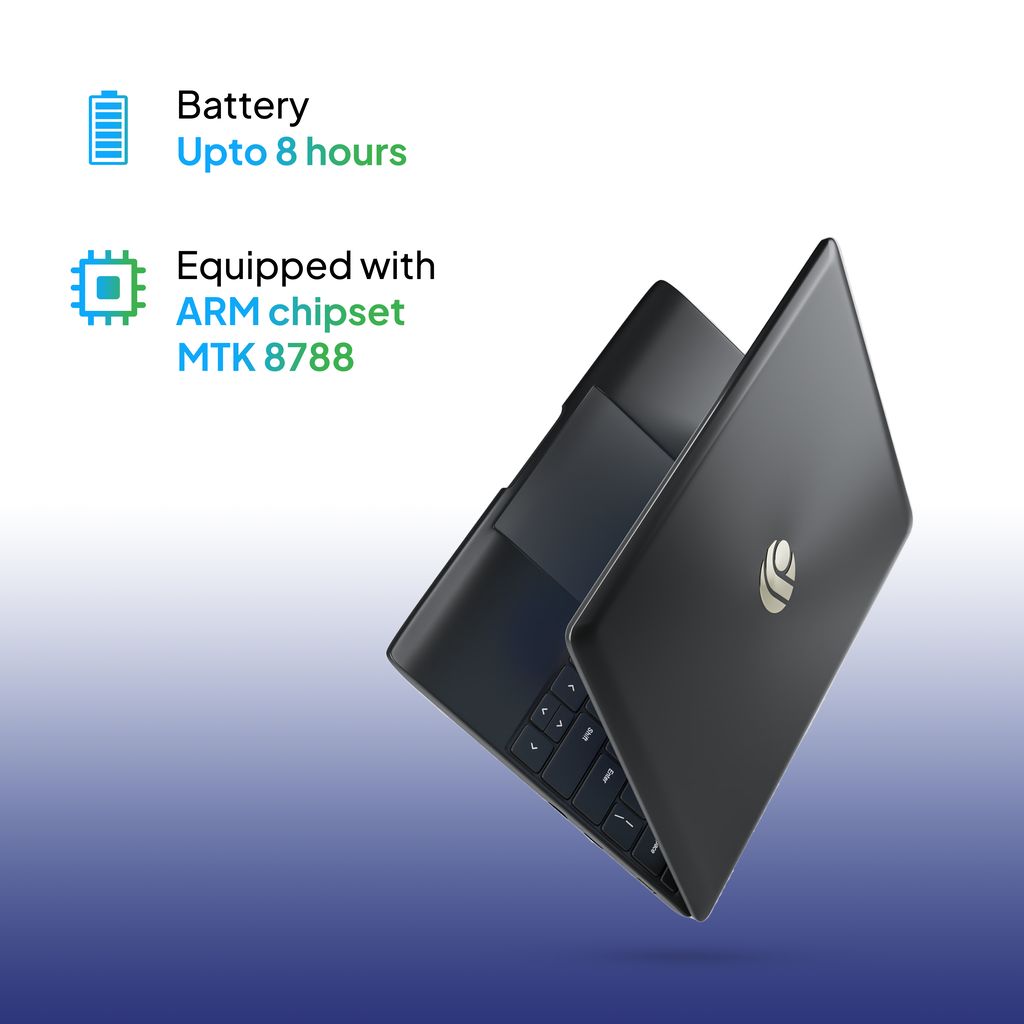 Primebook 4G Android Based MediaTek MT8788 - (4 GB/64 GB EMMC Storage/Prime OS) 4G Thin and Light Laptop (11.6 Inch, Black, 1.065 Kg)