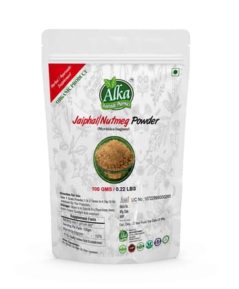 Organic Jaiphal / Nutmeg Powder – 100gm