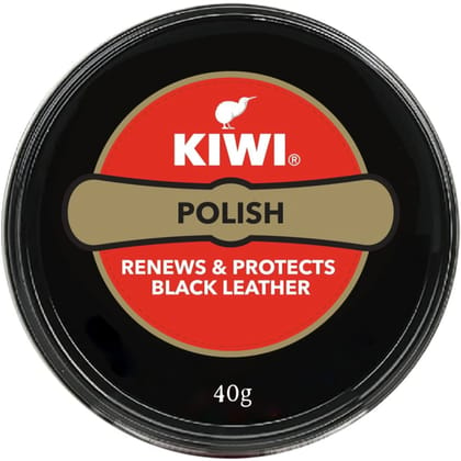 Kiwi Paste Shoe Polish - Black (40gm)
