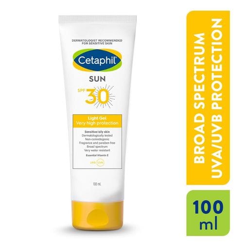 Cetaphil Sun SPF 30 Light Gel Mineral base for Normal, Dry & Oily Skin (100ml)
