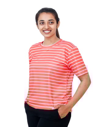 Sativa Women's Cotton Crew Neck Half Sleeve Regular Fit Womens T-Shirt