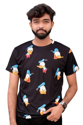 Sativa Men's Cotton Crew Neck Half Sleeve Regular Fit Mens T-Shirt