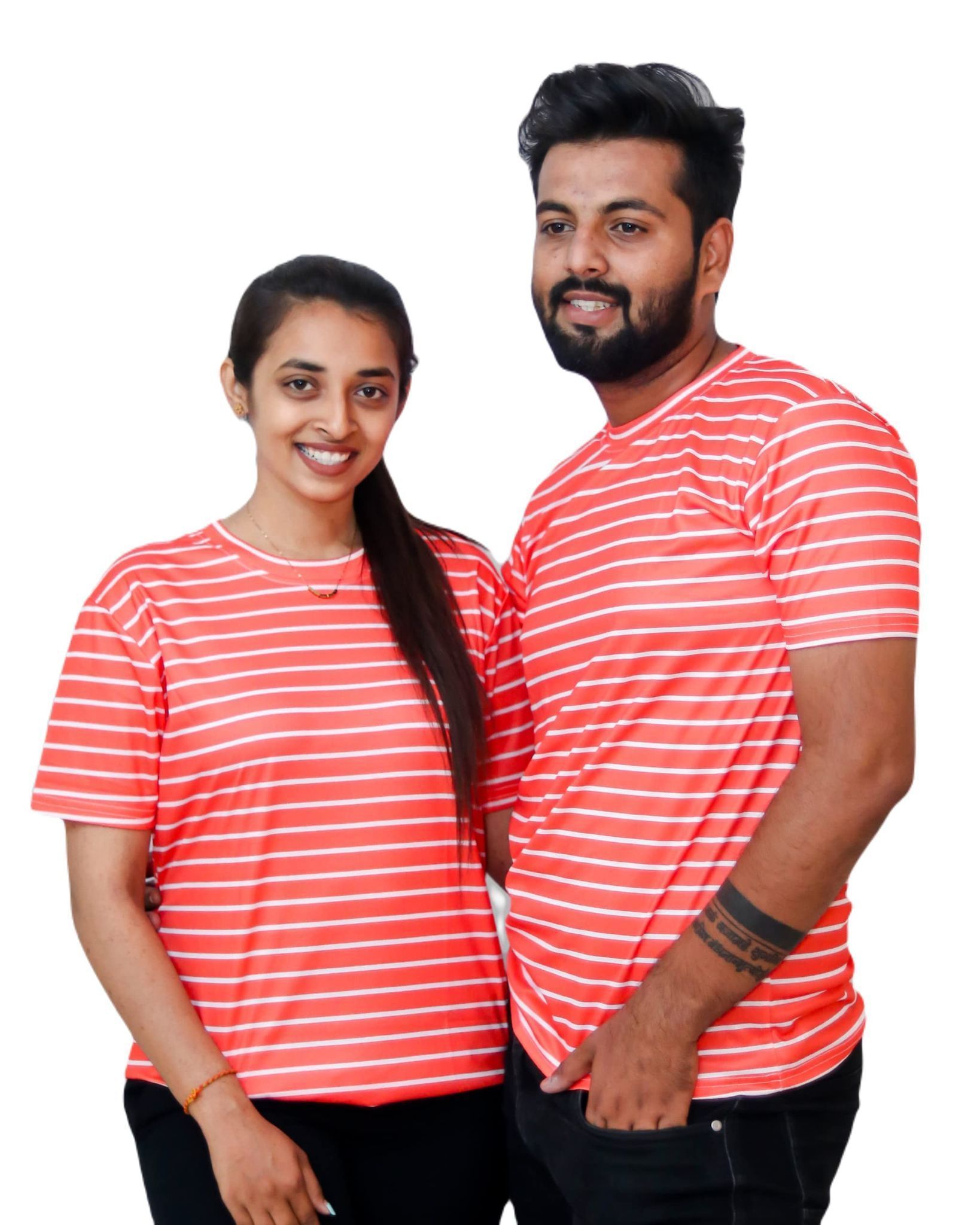 Sativa Men & Women's Cotton Crew Neck Half Sleeve Regular Fit Unisex T-Shirt