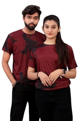 Sativa Men & Women's Cotton Crew Neck Half Sleeve Regular Fit Unisex T-Shirt