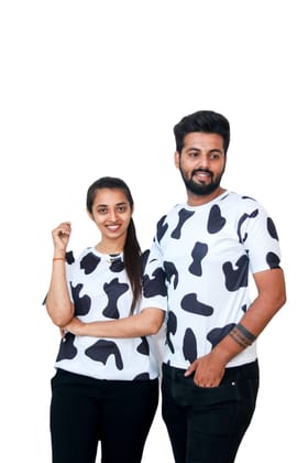 Sativa Men & Women's Cotton Crew Neck Half Sleeve Regular Fit Unisex T-Shirt