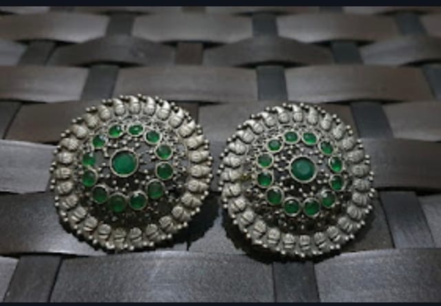 Binni's Wardrobe Silver plated red stone long drop earring Price in India -  Buy Binni's Wardrobe Silver plated red stone long drop earring online at  undefined