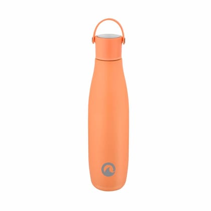Obouteille OPrema Orange Stainless Steel Vacuum Insulated 700 ml Leak Proof Flask Water Bottle with Loop for School/Home/Kitchen/Office/Work/Gym/Outdoor/Exercise/Yoga/Camping/Boys/Girls/Kids/Adults