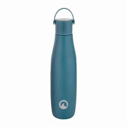 Obouteille OPrema Blue Stainless Steel Vacuum Insulated 700 ml Leak Proof Flask Water Bottle with Loop for School/Home/Kitchen/Office/Work/Gym/Outdoor/Exercise/Yoga/Fitness/Camping/Boys/Girls/Kids/Adults