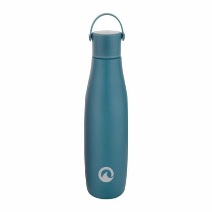 Obouteille OPrema Blue Stainless Steel Vacuum Insulated 700 ml Leak Proof Flask Water Bottle with Loop for School/Home/Kitchen/Office/Work/Gym/Outdoor/Exercise/Yoga/Fitness/Camping/Boys/Girls/Kids/Adults