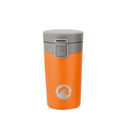 OBOUTEILLE OCafe Orange Coffee Mug Stainless Steel Vacuum Insulated 300 ml Leak Proof Travel Cup Tumbler Flask for School/Home/Kitchen/Office/Work/Gym/Exercise/Yoga/Camping/Boys/Girls/Kids/Adults