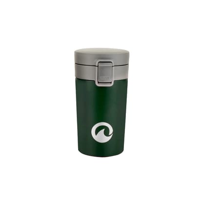 OBOUTEILLE OCafe Green Coffee Mug Stainless Steel Vacuum Insulated 300 ml Leak Proof Travel Cup Tumbler Flask for School/Home/Kitchen/Office/Work/Gym/Exercise/Yoga/Camping/Boys/Girls/Kids/Adults