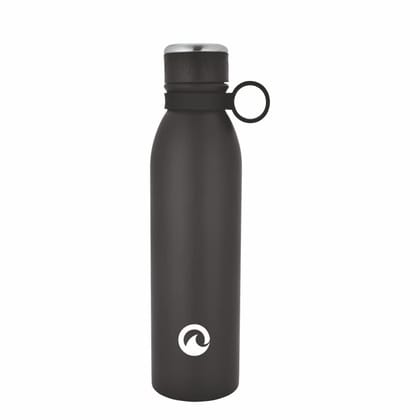 Obouteille Mio Black Thunder Stainless Steel Vacuum Insulated 750 ml Leak Proof Flask Water Bottle for School/Home/Kitchen/Office/Work/Gym/Outdoor/Exercise/Fitness/Yoga/Camping/Boys/Girls/Kids/Adults