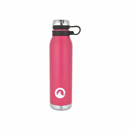 Obouteille Pink Sapphire Stainless Steel 750 ml Vacuum Insulated Leak Proof Flask Water Bottle for School/Home/Kitchen/Office/Work/Gym/Outdoor/Exercise/Yoga/Camping/Boys/Girls/Kids/Adults