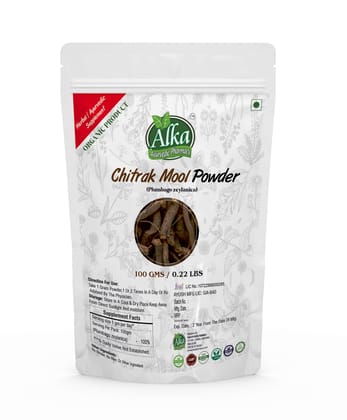 Organic Chitrak mool Powder-100gm