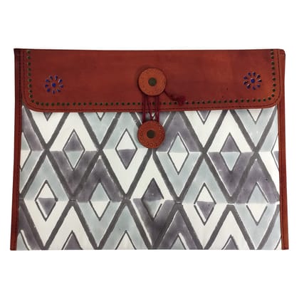 Handmade Multipurpose Leather Cover/Passport Holder/Tablet Holder by Garvi Gurjari