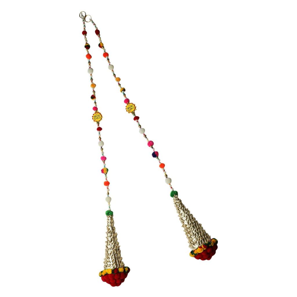 Garvi Gurjari (A Gujarat Govt Enterprise) Bead Toran (8 cm x 8 cm, GSHHDCL149) - Pooja Needs | Buy online on ZillyBuy