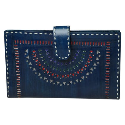 Garvi Gurjari (A Gujarat Govt Enterprise Women's Clutch Bag With Leather Flap