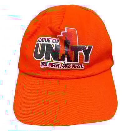 Garvi Gurjari (A Gujarat Govt Enterprise Handmade Orange Cotton Cap (GGCHCCP01)