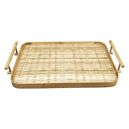 Handmade Bamboo Tray - Big by Garvi Gurjari