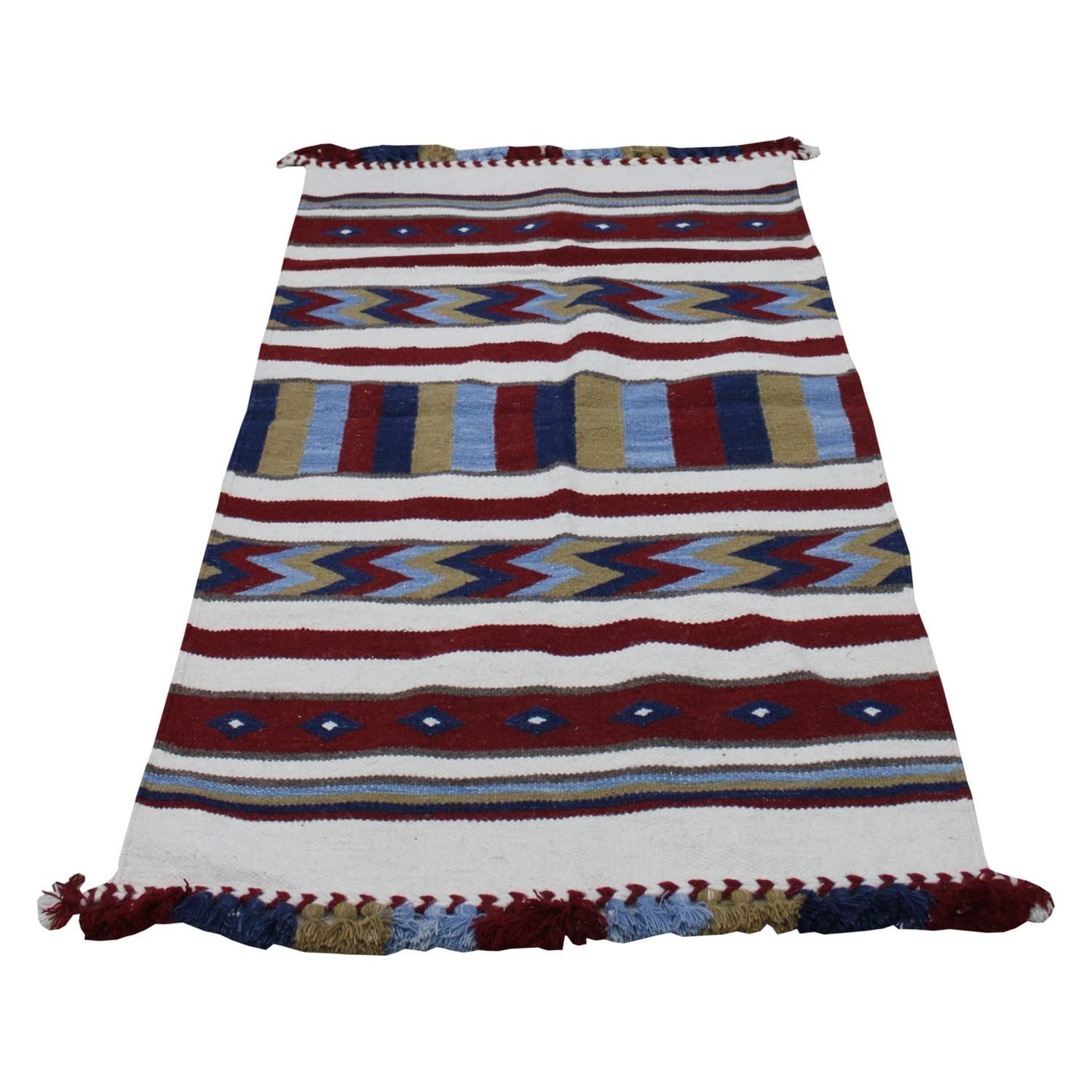 Garvi Gurjari (A Gujarat Govt Enterprise Handmade Multicolor Kharad Carpet/ Rugs