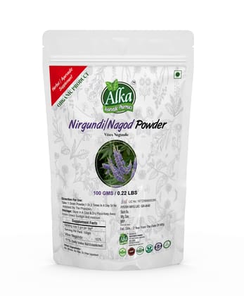 Organic Nirgundi Powder-100gm
