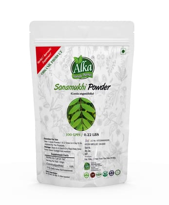 Organic Senna/ Sonamukhi Powder-100gm