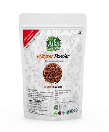 Organic Vijaysar Powder-100gm