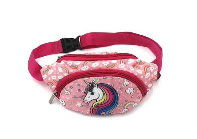 Cute Unicorn Plush Fanny Pack For Girls Gradient Color Waist Bag With  Cartoon Female Mouth Coin Purse And Travel Chest Bags From Amazing8888,  $3.42 | DHgate.Com