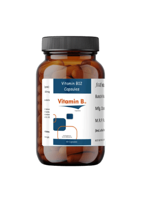 Vitamin B12– 60 Capsules