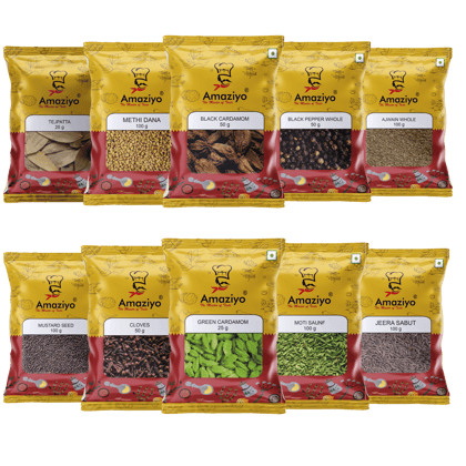 Amaziyo Whole Spices Combo 700 g / Pack of 10