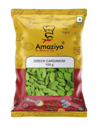 Amaziyo Spice Green Cardamom 100g | Green Elaichi | Hari Elaichi