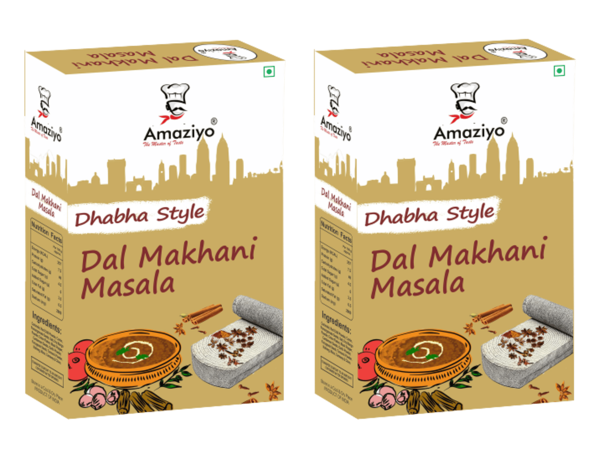 Amaziyo Dal Makhani Masala 200 g | 100 g x 2 Pack