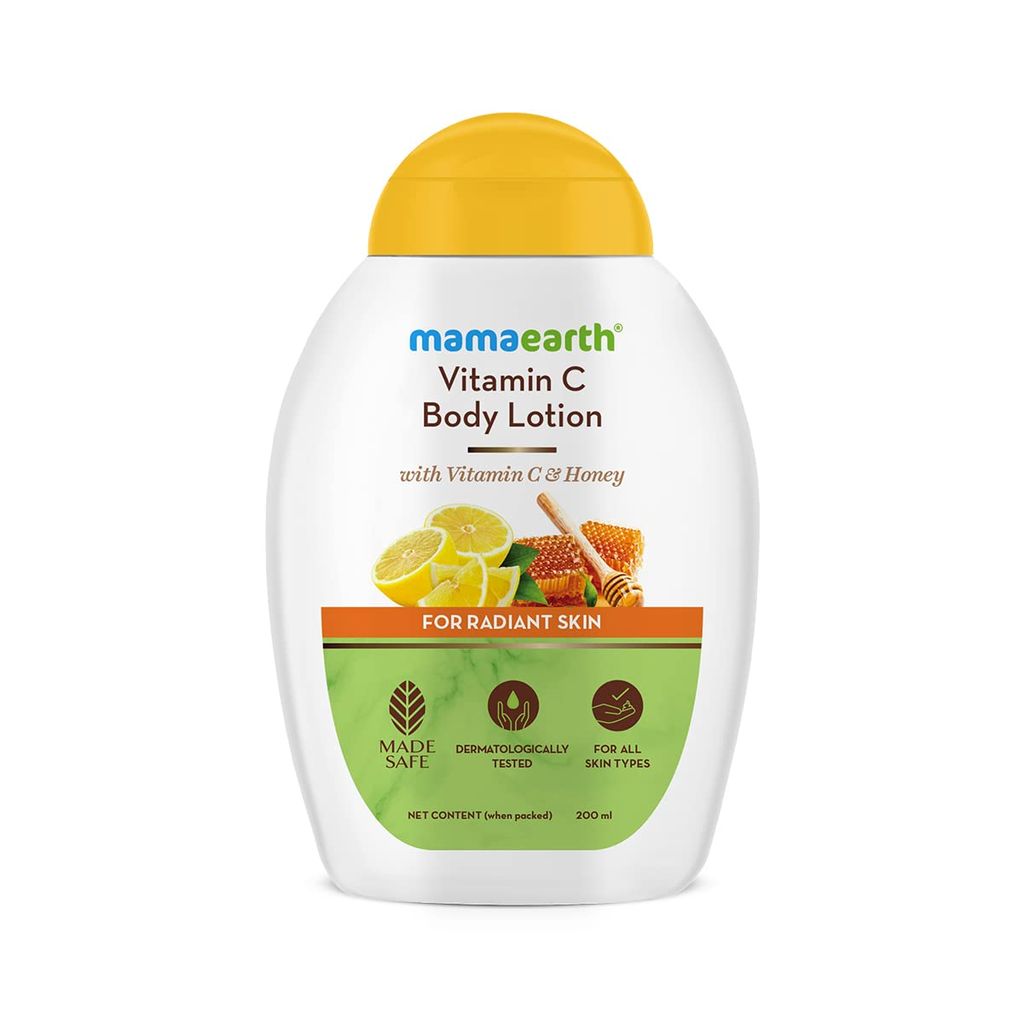 Mamaearth Vitamin C Body Lotion With Vitamin C & Honey For Radiant Skin, 200 ml
