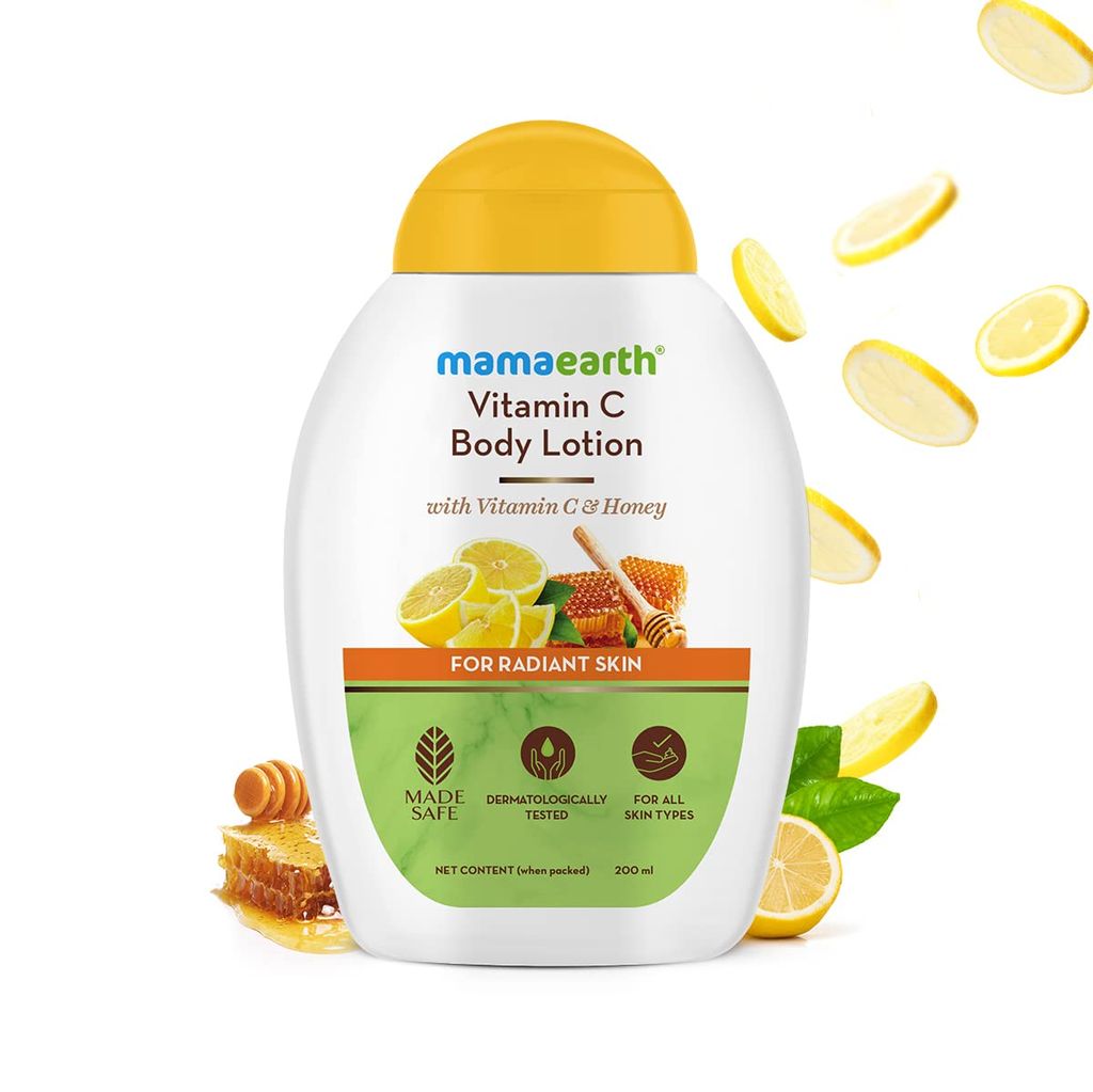 Mamaearth Vitamin C Body Lotion With Vitamin C & Honey For Radiant Skin, 200 ml