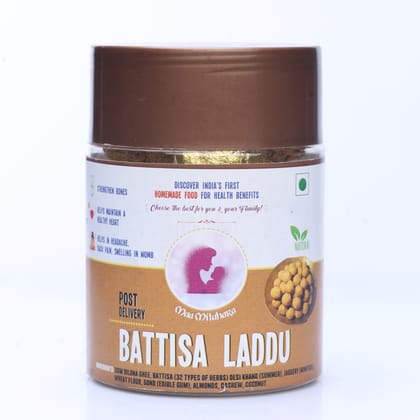 Maa Mitahara --  Postnatal Battisa Laddu  – Battisa Laddu Tasty Healthy | Packed with Amino Acid & Calcium | Fight Anemia & Boost Hemoglobin | Battisa Laddu for Men Women
