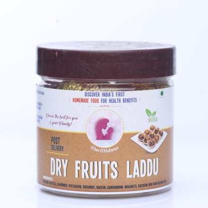 Maa Mitahara -- Postnatal DryFruits Laddu – Dry Fruit Laddu | Purely Made with Mixed Dry Fruits and Nuts | No Sugar | No Jaggery |