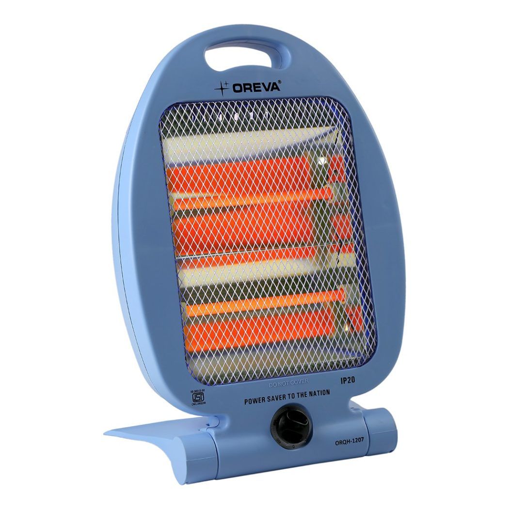 OREVA QUARTZ HEATER ORQH 1207 (2 TUBE) 800 WATTS (1 YR WARRANTY)