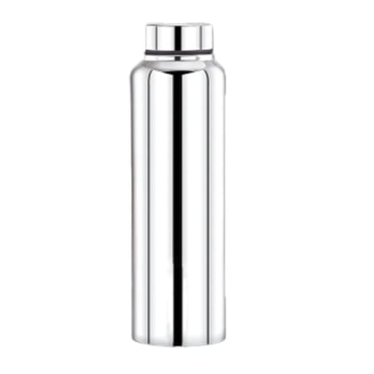 Mannat Stainless Steel 1000 ml Water Bottle | Leak Proof | Office Bottle | Gym Bottle | Home | Kitchen | Hiking | Treking Bottle | Travel Bottle | Refrigerator Bottle(Silver,Set of 1)