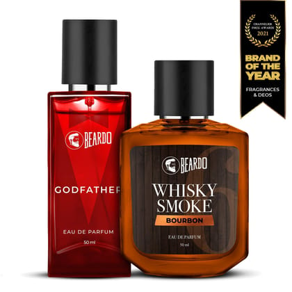 Beardo WS Bourbon &  Godfather Perfume EDP Combo