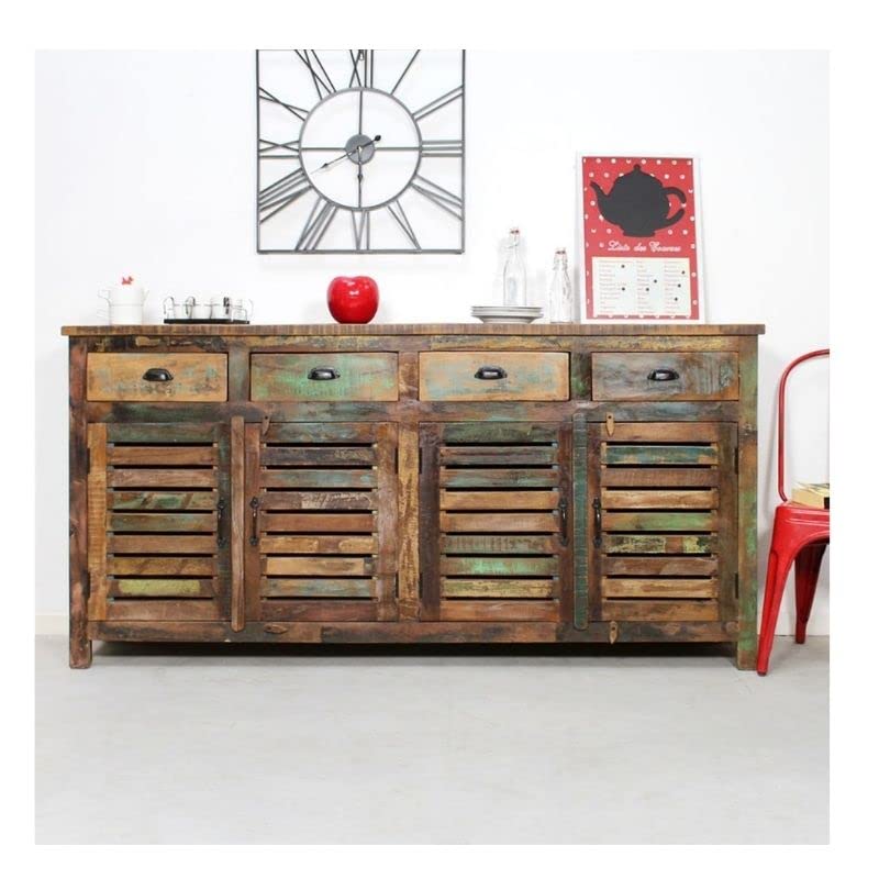 Reclaimed Wooden Sideboard Cabinet for Living Room | Kitchen Crockery & Side Board
