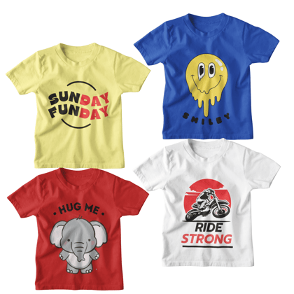 KID'S TRENDS® Kids Clothing Pack of 4 – Unmatched Style for Boys, Girls, and Unisex Delight!