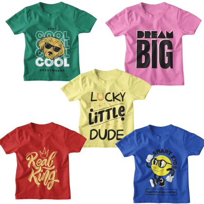 KID'S TRENDS®: Elevate Style Play - Unisex Pack of 5 for Boys, Girls, and Trendsetting Kids!