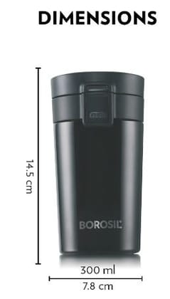 Borosil Coffeemate Insulated Mug (300 ml)