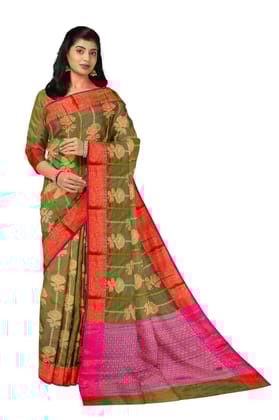 Woven Banarasi Jacquard Silk Saree