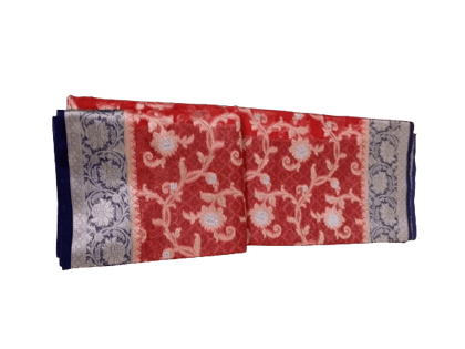 Banarasi Georgette Silk Saree With Lightweight & Flowy Texture