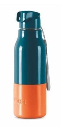 Milton Steel Sprint 900 Insulated Inner Stainless Steel Water Bottle, 600 ML | 24 Hour Hot or Cold | Easy Grip | Leak Proof