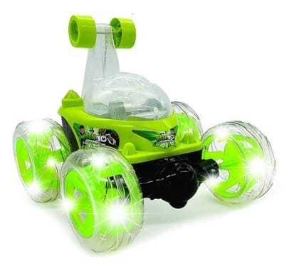 KREMLIN Remote Control 360 Degree Plastic Rolling Stunt Car for Kids. Android Charger & 800 MAH Battery. 3 Hrs Running Time